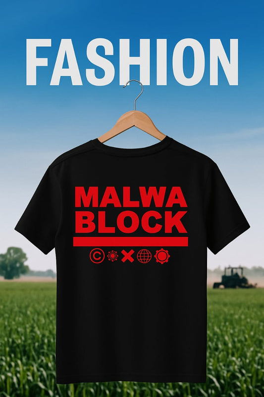 🔥 Malwa Block Premium T-Shirt – Punjabi Swag Edition Trebute to sidhu moose wala
